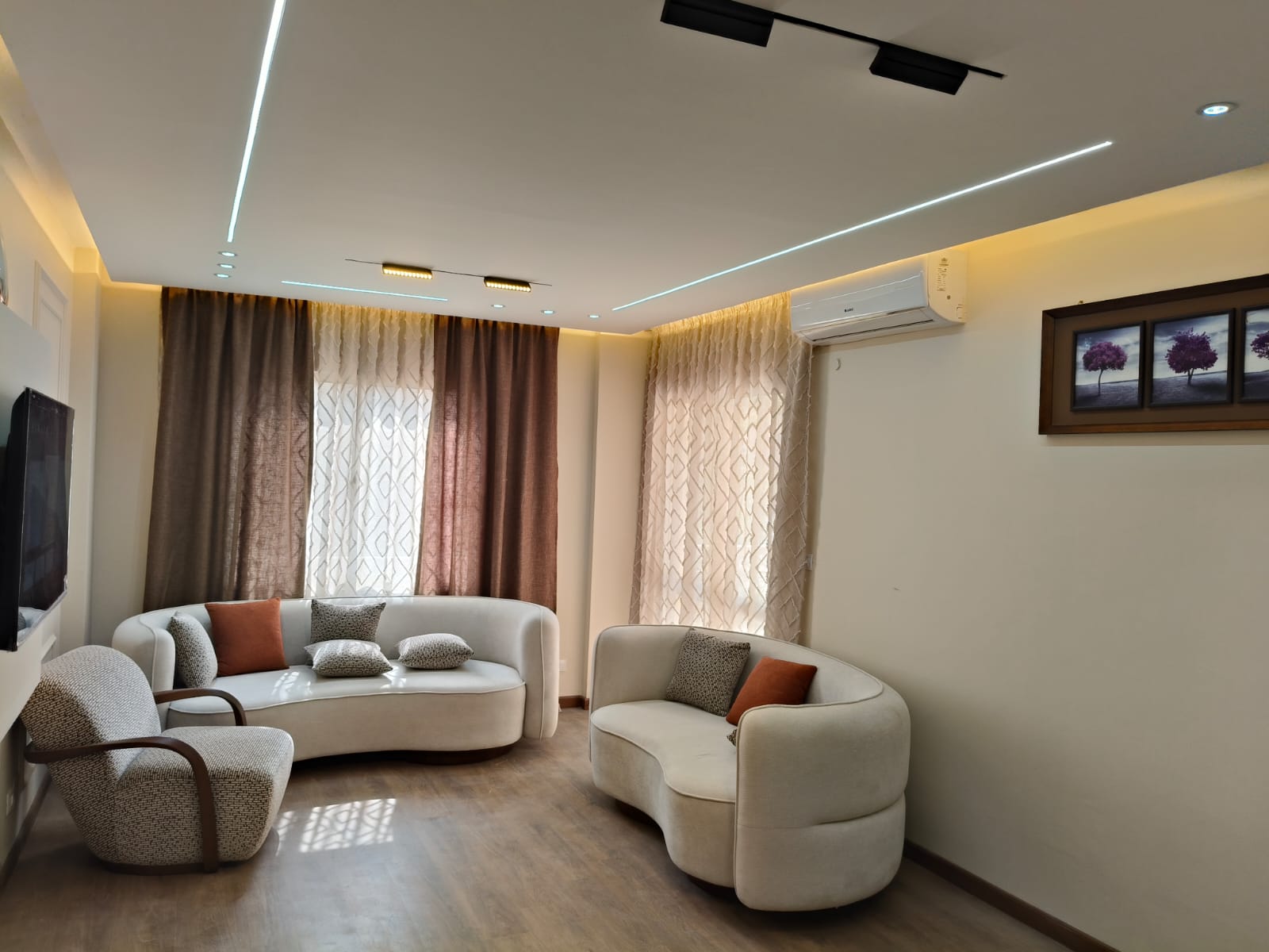 شقة في مدينتي 110 م2 للإيجار مفروش 30,000 ج 